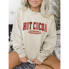 Women's 'Hot Cocoa Season' Graphic Sweater product